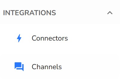 Channels selection page